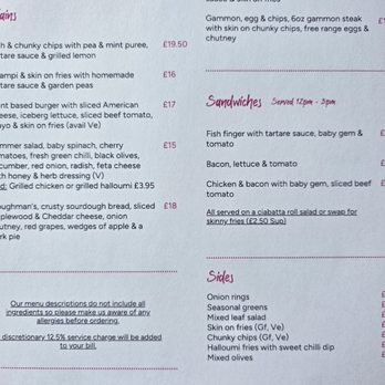George Inn - 2025-9-29 Menu Part 2/2 - Pubs Near Me - Windsor, WNM
