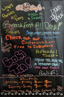 Menu photo 2 C's Cafe Middlefield, OH