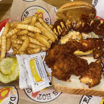 Dave's Hot Chicken - #3 Combo (hot) - Chicken Shop Near Me - Chicago, Illinois Dave's Hot Chicken - #3 Combo (hot) - Chicken Shop Near Me - Chicago, Illinois