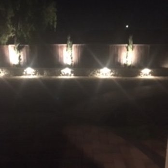 Izazaga Landscape - the added lights! This picture doesn't do it justice. It's stunning at night! - Landscaping Near Me