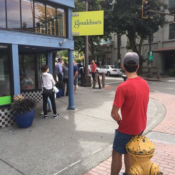 Geraldine's Counter - Waiting for a table. Saturday brunching! - American Near Me - Seattle, Washington Geraldine's Counter - Waiting for a table. Saturday brunching! - American Near Me - Seattle, Washington