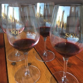 Solterra Winery & Kitchen - RED WINE flight - Wine Bars Near Me - Encinitas, California
