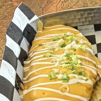 Solvang Brewing Company - Lompoc - This is the loaded baked potato. - Breweries Near Me - Lompoc, California