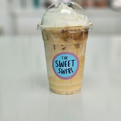 The Sweet Swirl - Iced Caramel latte