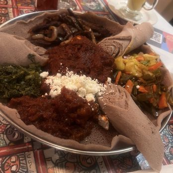 Zion Ethiopian Restaurant - #1. Doro Wot #2. Ye-Beg Wot and #5. Zilzil Tibs With vegetables - Ethiopian Near Me - Richardson, Texas Zion Ethiopian Restaurant - #1. Doro Wot #2. Ye-Beg Wot and #5. Zilzil Tibs With vegetables - Ethiopian Near Me - Richardson, Texas