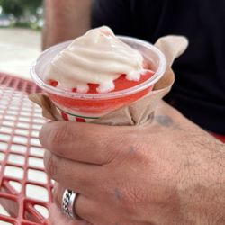 Rita's Italian Ice & Frozen Custard - 5 layer gelati , watermelon ice