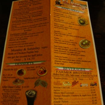 El Amigo Mexican Restaurant - More Menu of Appetizers, Lunch Specials and Beverages from El Amigo Mexican Restaurant March 21st 2012 - Mexican Near Me - Golden, Colorado El Amigo Mexican Restaurant - More Menu of Appetizers, Lunch Specials and Beverages from El Amigo Mexican Restaurant March 21st 2012 - Mexican Near Me - Golden, Colorado