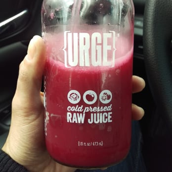 Urge Juice - Beets, Lemon and Apples. I believe Ginger as well. I could not stop gulping it. So good. - Juice Bars & Smoothies Near Me - Berkley, Michigan Urge Juice - Beets, Lemon and Apples. I believe Ginger as well. I could not stop gulping it. So good. - Juice Bars & Smoothies Near Me - Berkley, Michigan