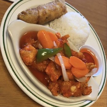 Siamese Kitchen - Orange Sweet And Sour Chicken lunch special! - Thai Near Me - Glendale, Arizona