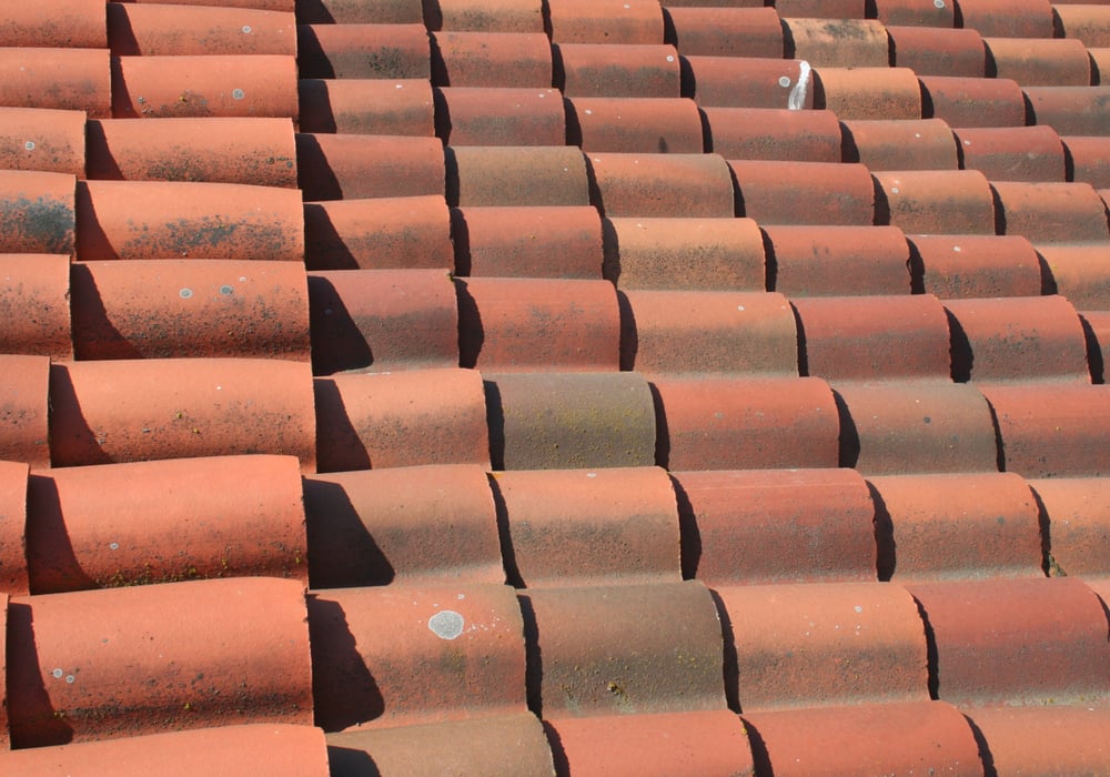 Slide of Vintage Roof Tile