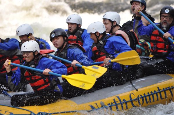 Kennebec White Water Rafting by null