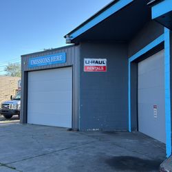 Muffler Magic Complete Car Care - Emissions testing bay entrance