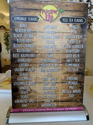 Menu photo 3 Pucker Up Lemonade Company Compton, CA Menu photo 3 Pucker Up Lemonade Company Compton, CA