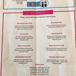 Benny's Burgertown - Menu