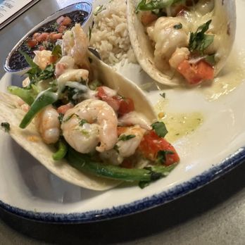 Jose Pepper's - Shrimp tacos with black beans on the side - Soup Near Me - Salina, Kansas Jose Pepper's - Shrimp tacos with black beans on the side - Soup Near Me - Salina, Kansas