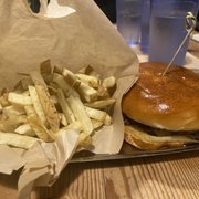 Photo of Uneeda Burger - Seattle, WA, United States. Fries and Mushroom Burger