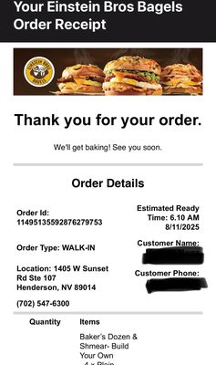 Menu photo 1 Einstein Bros. Bagels Henderson, NV Menu photo 1 Einstein Bros. Bagels Henderson, NV