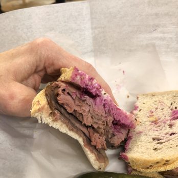 Kohn's Kosher Meat & Deli - Roast beef on rye with beet horseradish - Delis Near Me - Saint Louis, Missouri