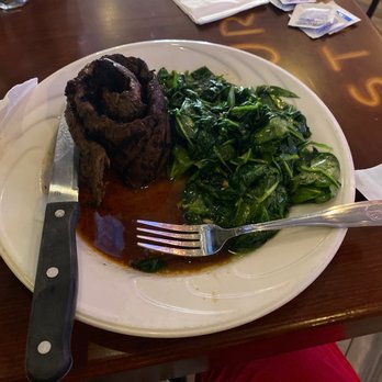 Bourbon Street - Skirt steak with spinach - Cajun/Creole Near Me - Bayside, New York