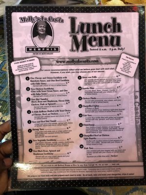 Menu photo 5 Molly's La Casita Memphis, TN
