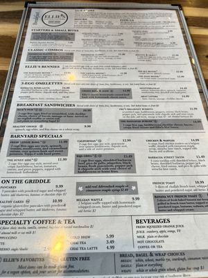 Menu photo 8 Ellie's Farmhouse Southington, CT