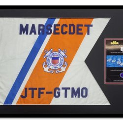 The Gallery at Brookwood - Coast Guard Flag on display at GTMO
Guantanamo Bay