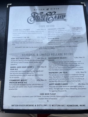 Menu photo 1 Batson River Brewing & Distilling - Kennebunk Kennebunk, ME