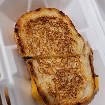 The Melt - Three Cheese Classic in takeout box - New American Near Me - Novato, California