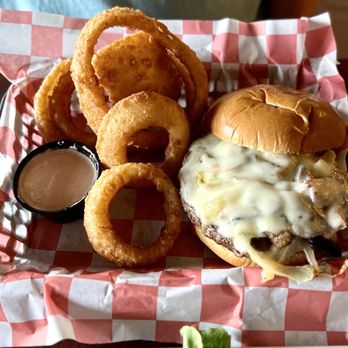 Riverside Pub and Grille - Smothered Burger - New American Near Me - Bel Air, Maryland Riverside Pub and Grille - Smothered Burger - New American Near Me - Bel Air, Maryland