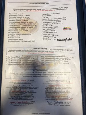 Menu photo 8 Carolina’s Diner High Point, NC