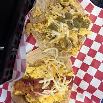 The Abuelos Kitchen - Sausage Egg and cheese, and Bacon Egg and cheese tacos. - Mexican Near Me - Leander, Texas The Abuelos Kitchen - Sausage Egg and cheese, and Bacon Egg and cheese tacos. - Mexican Near Me - Leander, Texas