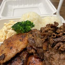 Kona Hawaiian BBQ-Pecos - Beef and Chicken & Beef Combo