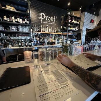 Prost Wine Bar and Charcuterie - View from the bar - Wine Bars Near Me - Frankenmuth, Michigan