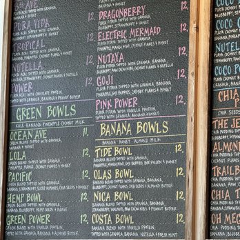 Playa Bowls - Menu - Coffee & Tea Near Me - Austin, Texas