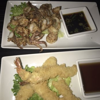 Top Sushi - Appetizers: Shrimp Tempura and Fried Crispy Calamari - Sushi Bars Near Me - Houston, Texas Top Sushi - Appetizers: Shrimp Tempura and Fried Crispy Calamari - Sushi Bars Near Me - Houston, Texas