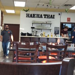 Inside the restaurant that had great reviews. Single dinning tonight.
