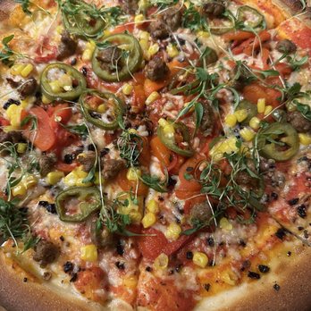 Harvest Pizzeria - Dublin - Spicy Yuma Pizza (GF/vegan cheese) - Pizza Near Me - Dublin, Ohio