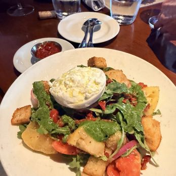 TOWN - Heirloom Tomato & Burrata Panzanella - Steakhouses Near Me - San Carlos, California TOWN - Heirloom Tomato & Burrata Panzanella - Steakhouses Near Me - San Carlos, California
