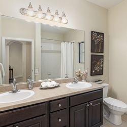 DeLayne At Twin Creeks - Dual sink vanities available in select units