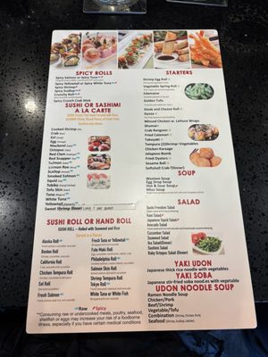 Menu photo 3 Sushi Freedom Silver Spring, MD