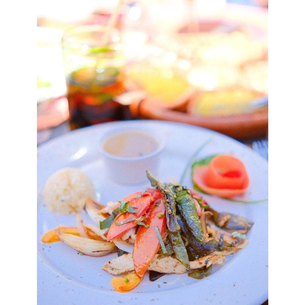 Tequila's Sunrise - chicken fajitas - Mexican Near Me - Todos Santos, BCS
