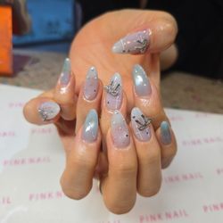Pink Nails by Sarah