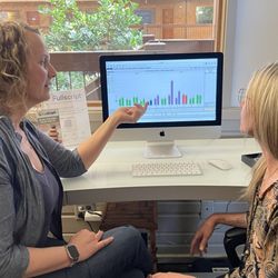 Mosaic Healing Arts - Dr. Brooke performing an AcuGraph screening. Delivering precise, custom-tailored care, and most importantly, RESULTS.