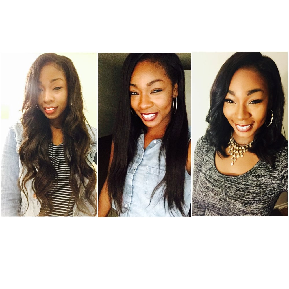 Perfect Locks - My three different installs with the loose wavy. - Hair Extensions Near Me - Walnut Creek, California Perfect Locks - My three different installs with the loose wavy. - Hair Extensions Near Me - Walnut Creek, California