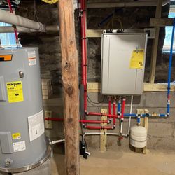 Covert Plumbing - Tankless & tank type water heaters