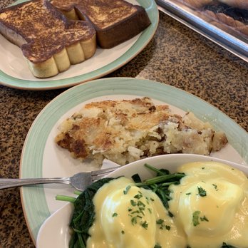 Metro 29 Diner Restaurant - Thick cut French toast is amazing, Eggs Florentine with hash browns were perfect. - Diners Near Me - Arlington, Virginia Metro 29 Diner Restaurant - Thick cut French toast is amazing, Eggs Florentine with hash browns were perfect. - Diners Near Me - Arlington, Virginia