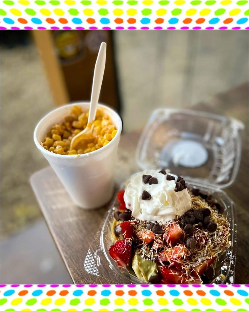 Food from Holy Sweetness Mini Pancakes