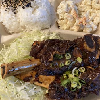 Honu Hawaiian BBQ - Rib plate. - Hawaiian Near Me - Rowland Heights, California Honu Hawaiian BBQ - Rib plate. - Hawaiian Near Me - Rowland Heights, California