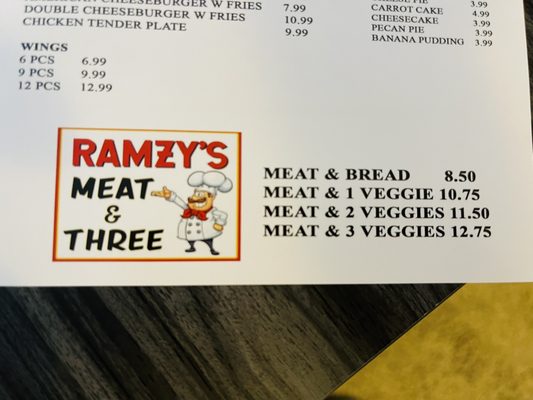 Ramzys Meat & Three by null