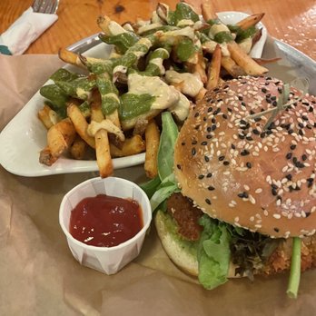 Oak House - Robert California w/ Chimi Fries - Salad Near Me - Newmarket, New Hampshire Oak House - Robert California w/ Chimi Fries - Salad Near Me - Newmarket, New Hampshire